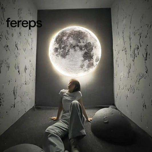 Moon LED Wall Light – Modern Wall Lamp for Bedroom Living Room and Hallway
