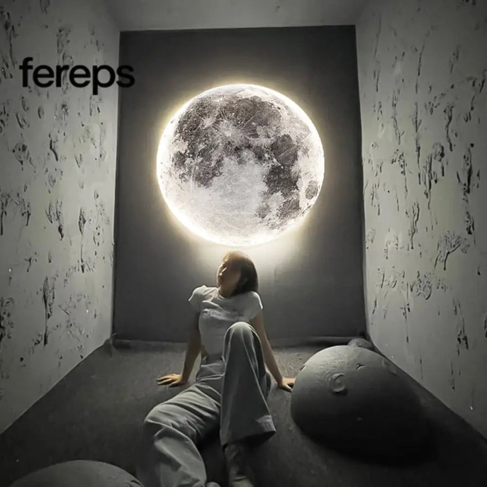 Moon LED Wall Light – Modern Wall Lamp for Bedroom Living Room and Hallway