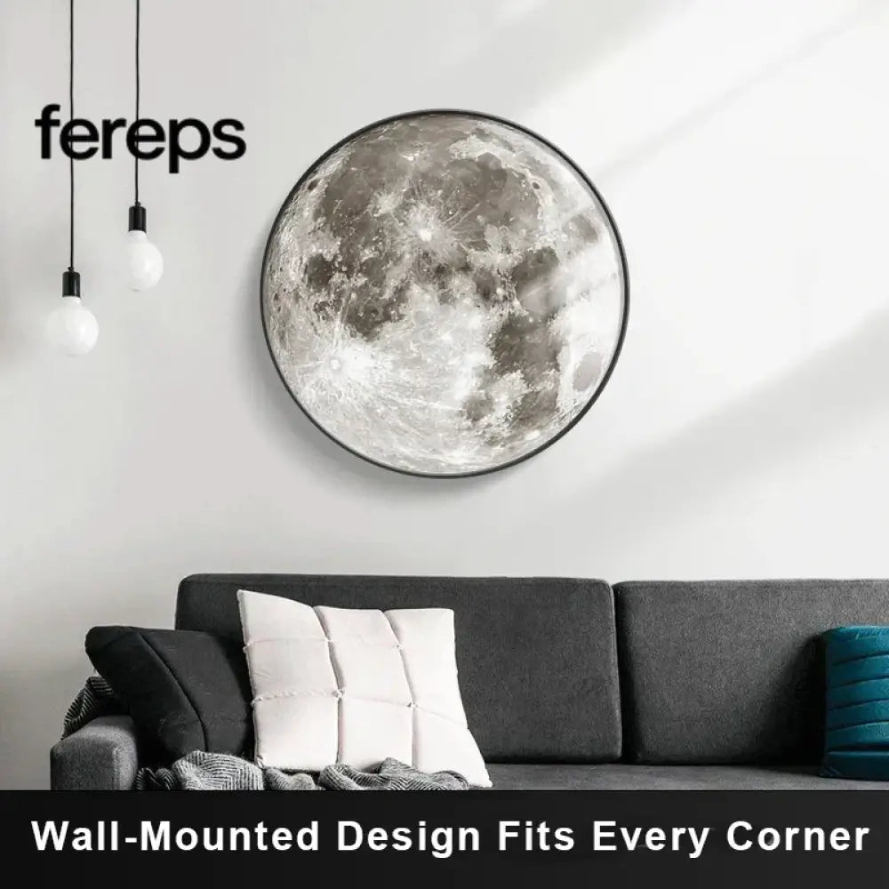 Moon LED Wall Light – Modern Wall Lamp for Bedroom Living Room and Hallway