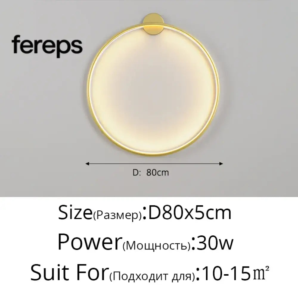 Moon LED Wall Light – Modern Wall Lamp for Bedroom Living Room and Hallway