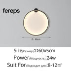 Moon LED Wall Light – Modern Wall Lamp for Bedroom Living Room and Hallway