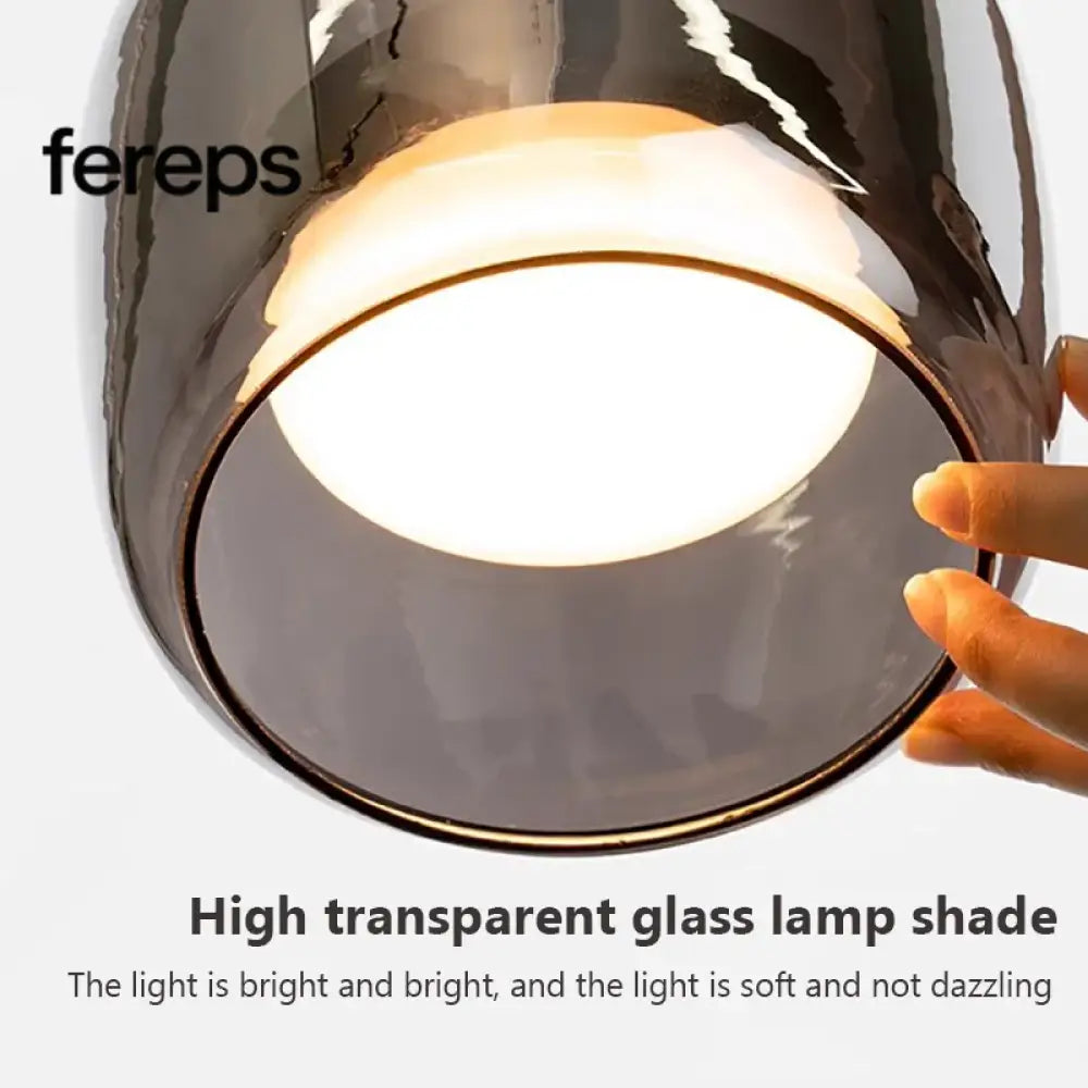 Nordic Glass LED Pendant Light – Modern Luxury Chandelier