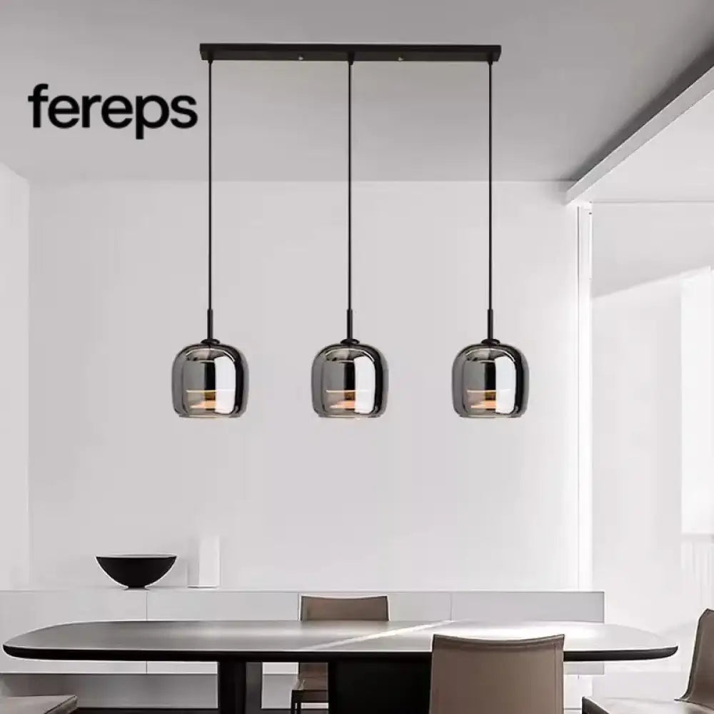 Nordic Glass LED Pendant Light – Modern Luxury Chandelier