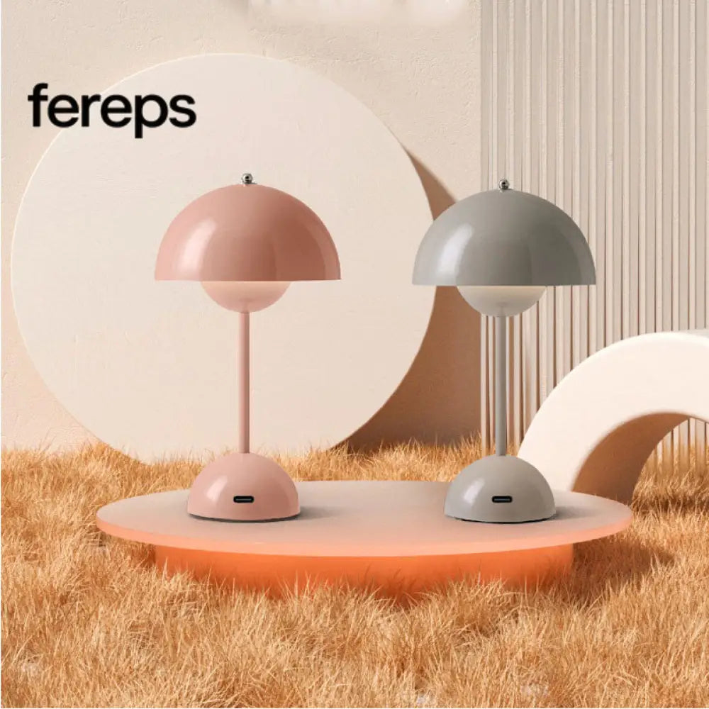 Nordic Led Table Lamp - Rechargeable Mushroom Lamp
