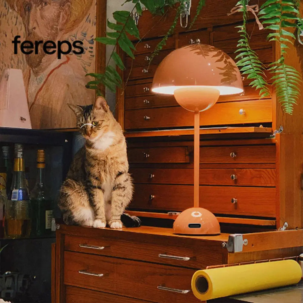 Nordic Led Table Lamp - Rechargeable Mushroom Lamp