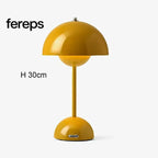 Nordic Led Table Lamp - Rechargeable Mushroom Lamp Yellow