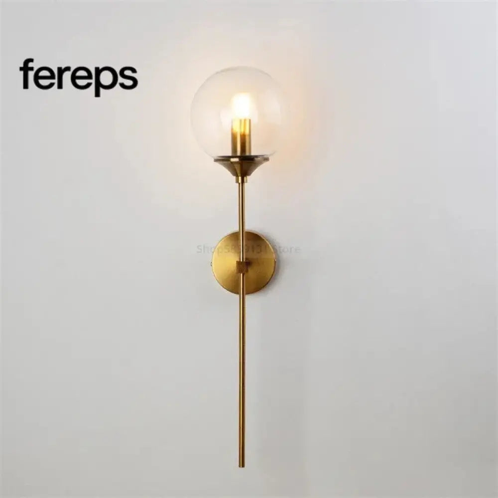 Nordic LED Wall Lamp – Modern Long Arm Bedside Light Fixture Transparent color