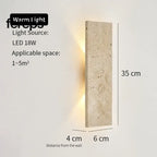 Outdoor Waterproof LED Wall Lamp with Natural Stone Design – Versatile Sconce Light for Indoor and Outdoor Use