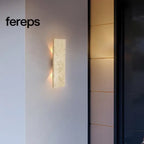 Outdoor Waterproof LED Wall Lamp with Natural Stone Design – Versatile Sconce Light for Indoor and Outdoor Use