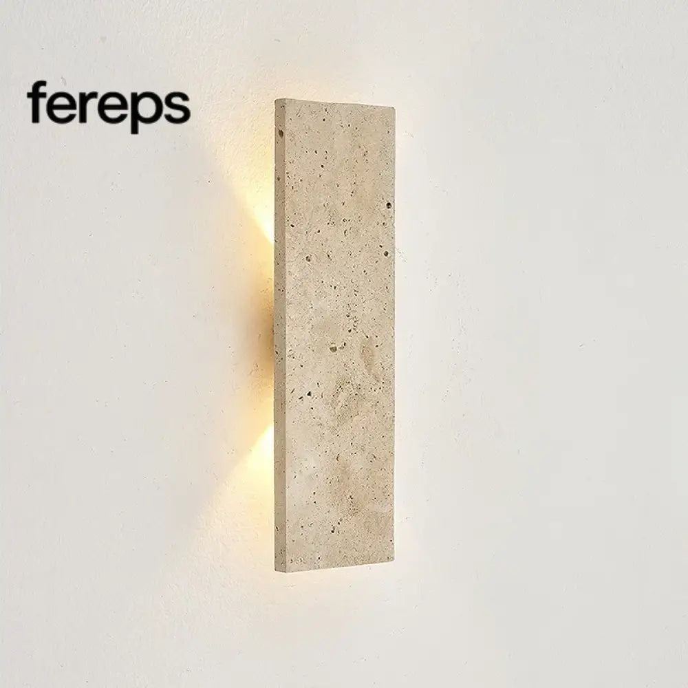 Outdoor Waterproof LED Wall Lamp with Natural Stone Design – Versatile Sconce Light for Indoor and Outdoor Use