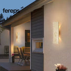 Outdoor Waterproof LED Wall Lamp with Natural Stone Design – Versatile Sconce Light for Indoor and Outdoor Use