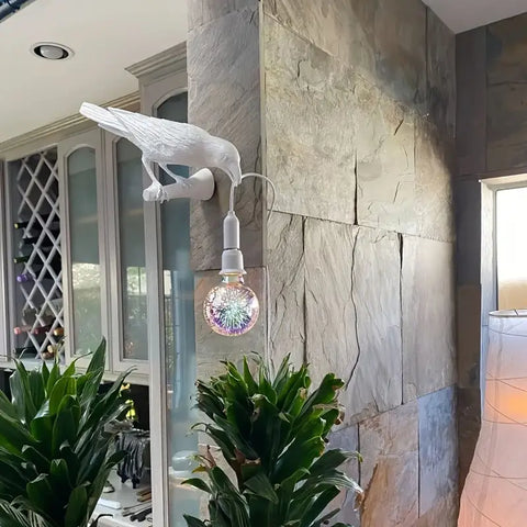 Aventa Bird Lamp Elegant Bird-Shaped LED Wall Light For Home Decor And Ambient Glow